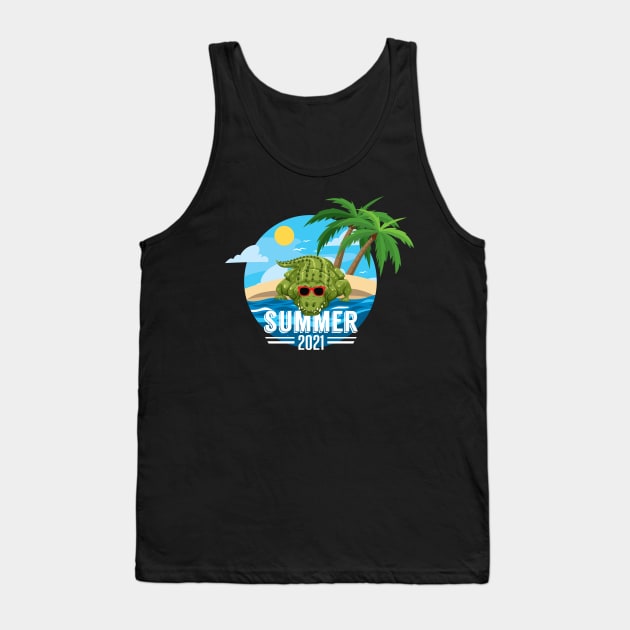 Summer Gator 2021 Tank Top by thouless_art